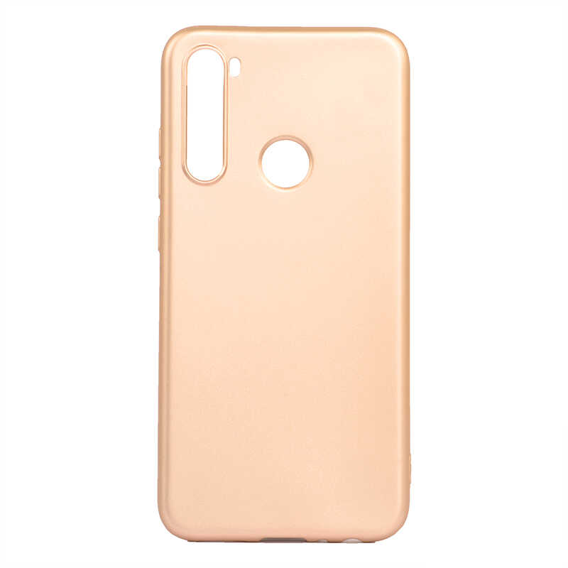 Xiaomi Uyumlu Redmi Note 8 Kılıf Tuhatu Marino Silikon Kapak-Gold