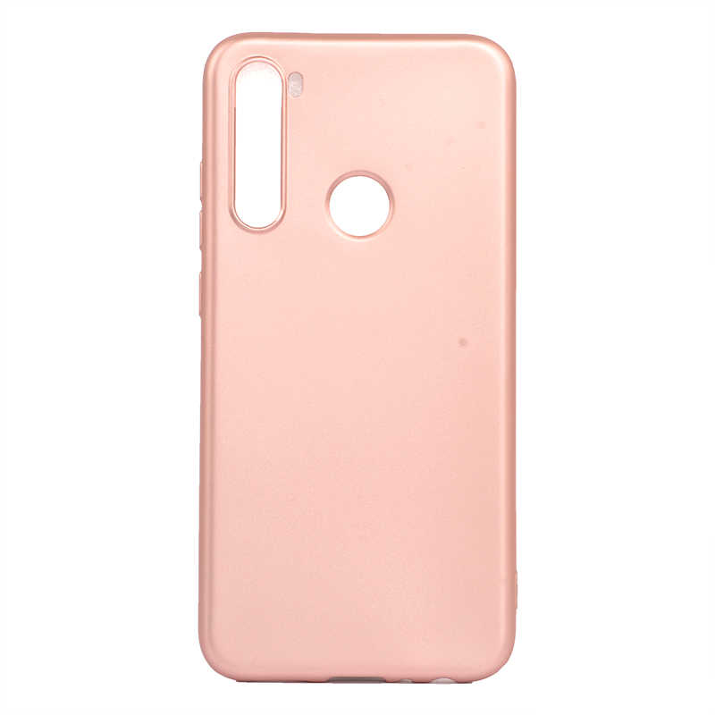 Xiaomi Uyumlu Redmi Note 8 Kılıf Tuhatu Marino Silikon Kapak-Rose gold