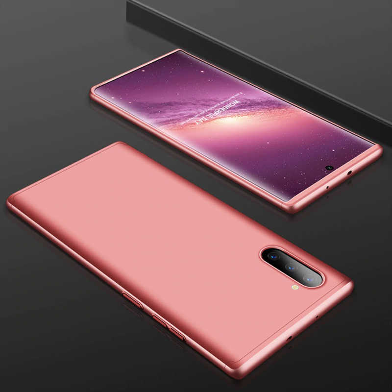 Galaxy Uyumlu Note 10 Kılıf Tuhatu Ays Kapak-Rose gold