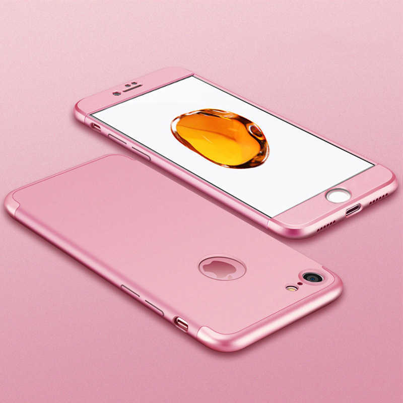 iPhone Uyumlu 8 Kılıf Tuhatu Ays Kapak-Rose gold