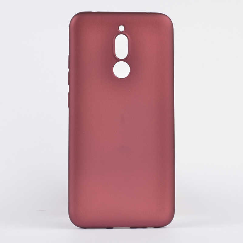 Xiaomi Redmi 8 Kılıf Tuhatu Marino Silikon Kapak-Mürdüm