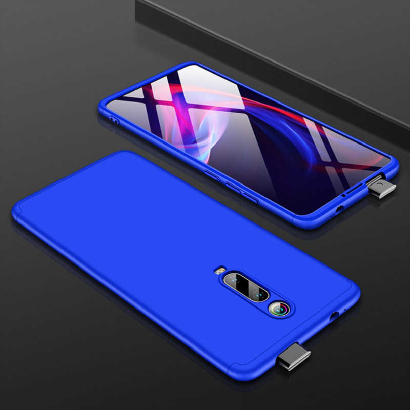 Xiaomi Uyumlu Mi 9T Kılıf Tuhatu Ays Kapak-Mavi