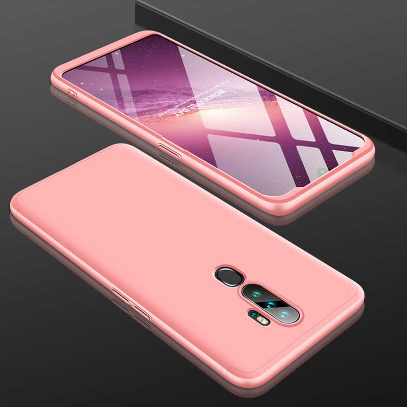 Oppo A5 2020 Kılıf Tuhatu Ays Kapak-Rose gold