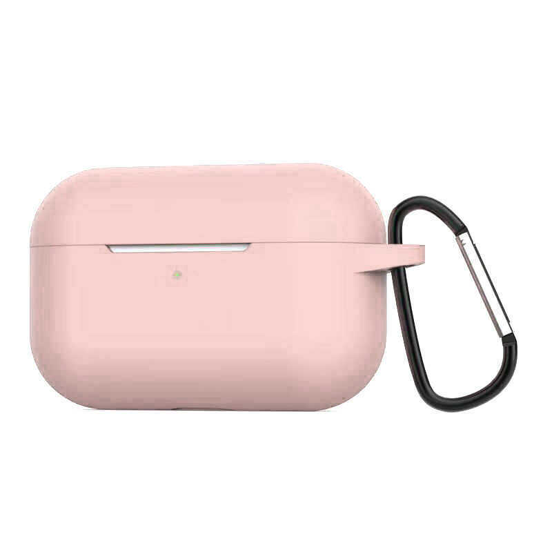 Airpods Uyumlu Pro Kılıf Tuhatu Airbag Silikon-Pembe açık