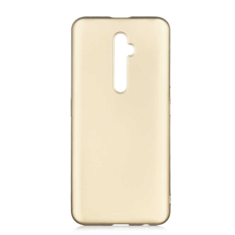 Oppo Reno 2Z Kılıf Tuhatu Marino Silikon Kapak-Gold