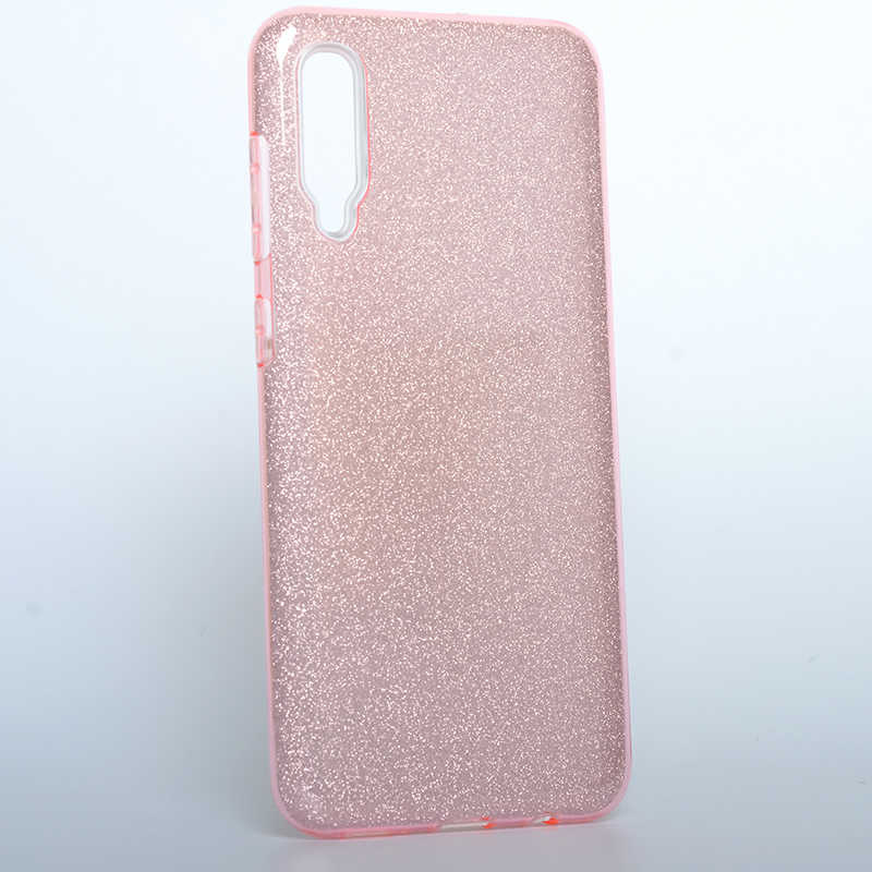 Galaxy Uyumlu A70 Kılıf Tuhatu Shining Silikon-Pembe