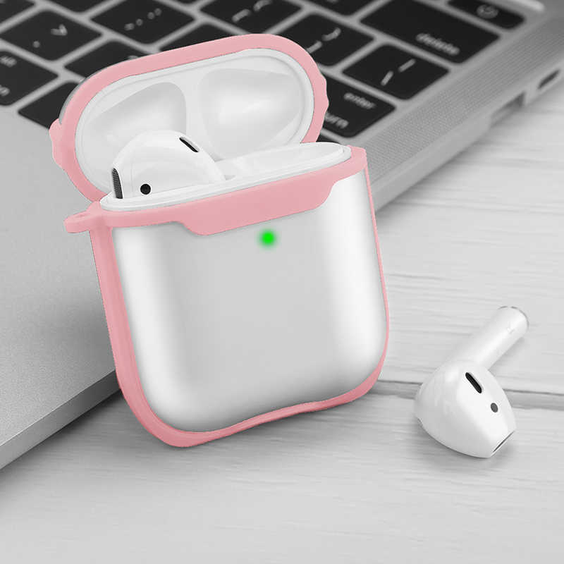 Wiwu Bumper 2 in 1 Airpods Uyumlu Kılıf-Pembe