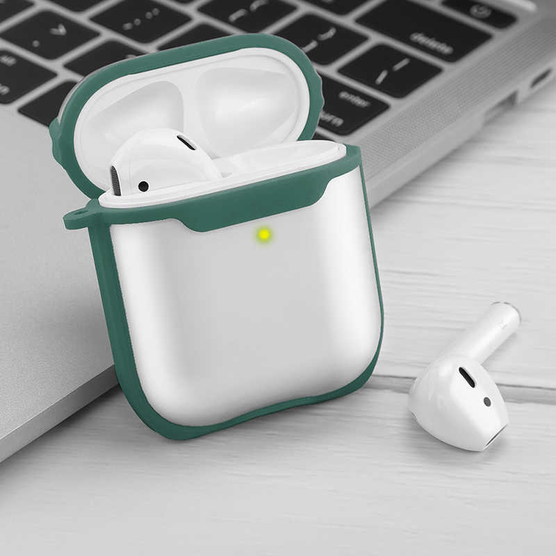 Wiwu Bumper 2 in 1 Airpods Uyumlu Kılıf-Yeşil