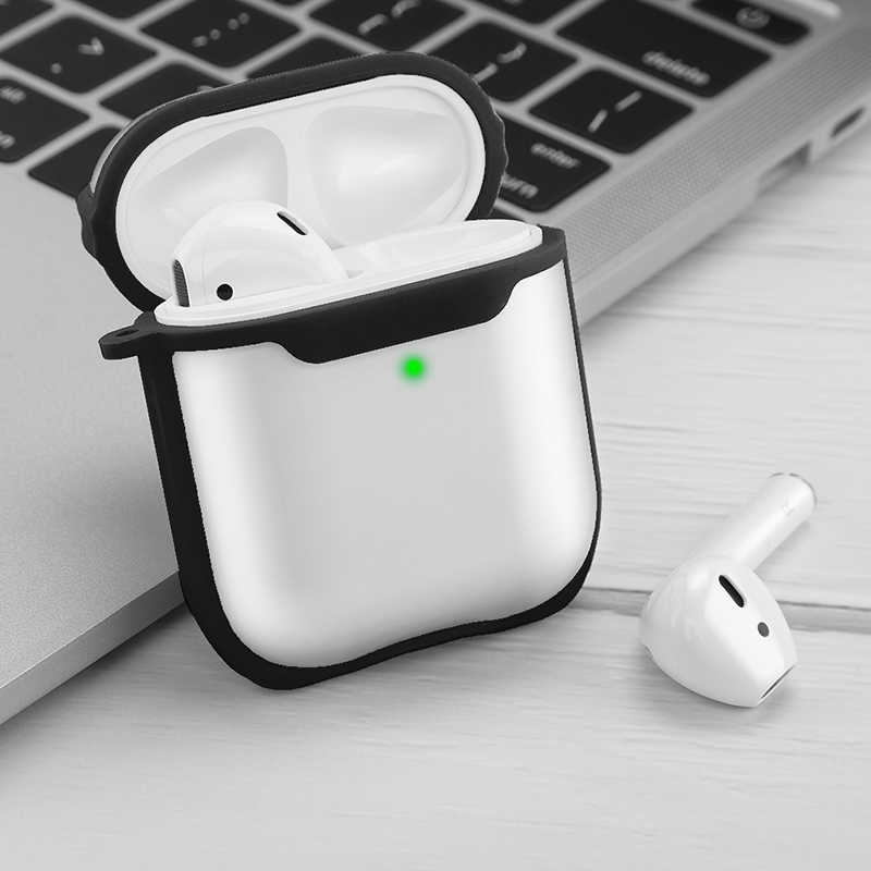 Wiwu Bumper 2 in 1 Airpods Uyumlu Kılıf-Siyah