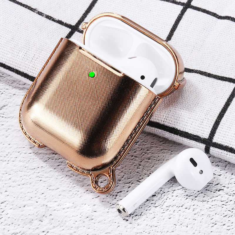 Wiwu Grace Electroplate Airpods Uyumlu Kılıf-Gold