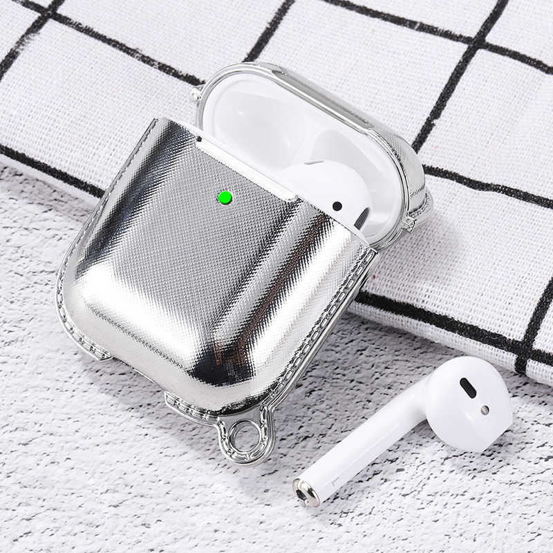 Wiwu Grace Electroplate Airpods Uyumlu Kılıf-Gümüş