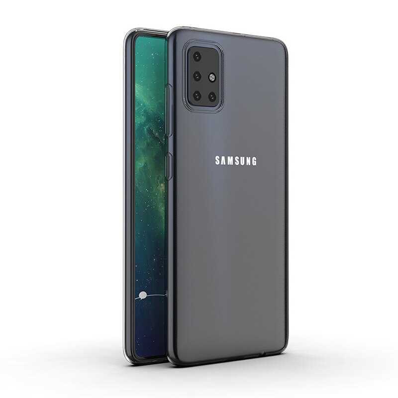 Galaxy Uyumlu A71 Kılıf Tuhatu Süper Silikon Kapak