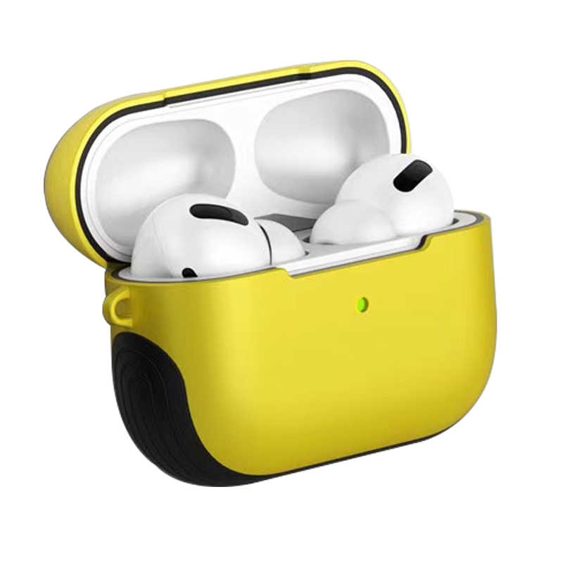 Airpods Uyumlu Pro Kılıf Tuhatu Shockproof Silikon-Sarı