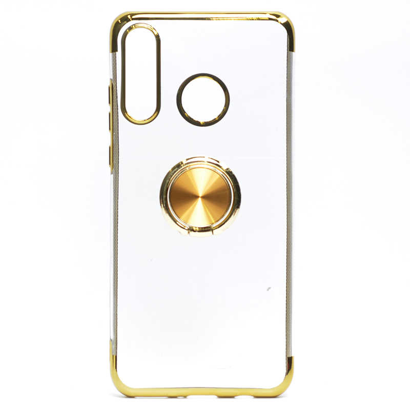 Huawei Uyumlu P30 Lite Kılıf Tuhatu Gess Silikon-Gold