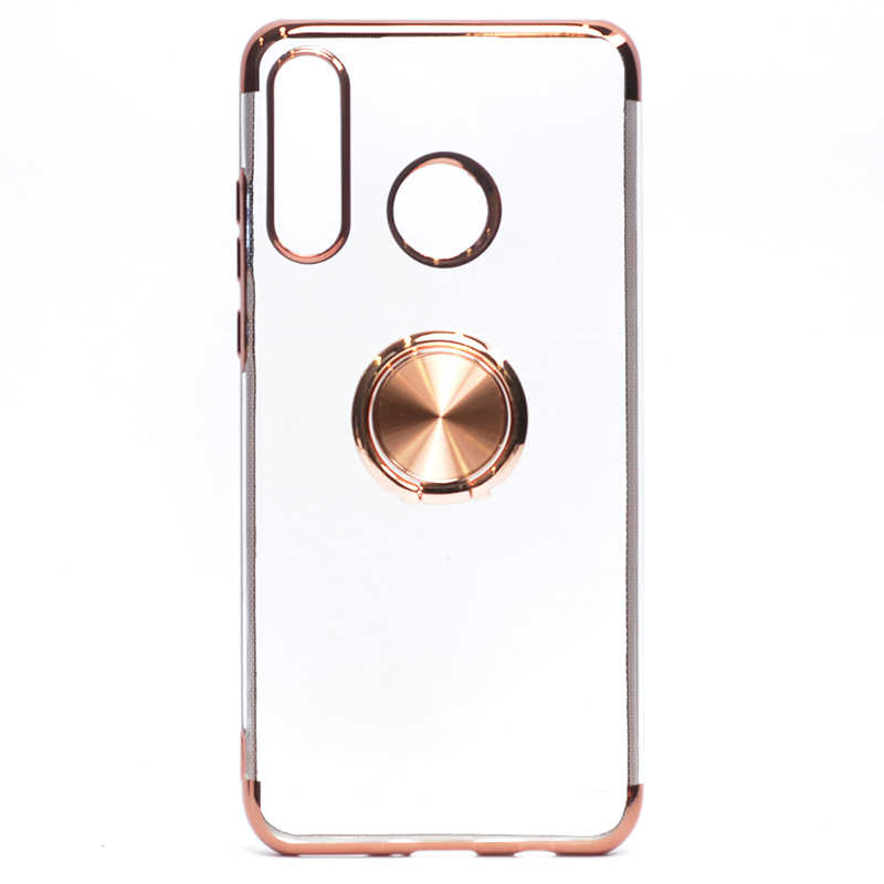 Huawei Uyumlu P30 Lite Kılıf Tuhatu Gess Silikon-Rose gold