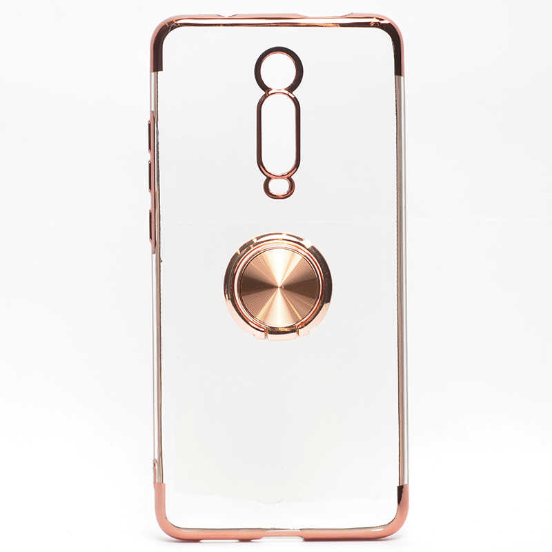 Xiaomi Uyumlu Mi 9T Kılıf Tuhatu Gess Silikon-Rose gold