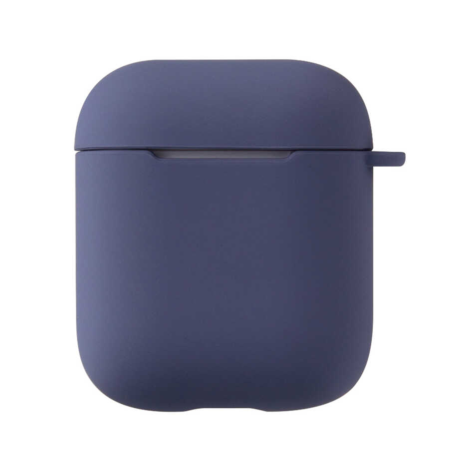 Airpods Uyumlu Kılıf Tuhatu Airbag 11 Silikon-Lavendery gray