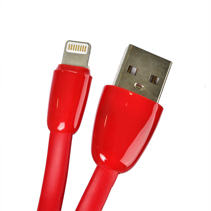 Tuhatu Yassı Yumuşak Lightning Usb Kablo