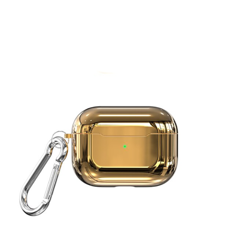 Airpods Uyumlu Pro Kılıf Tuhatu Airbag 06 Silikon-Gold