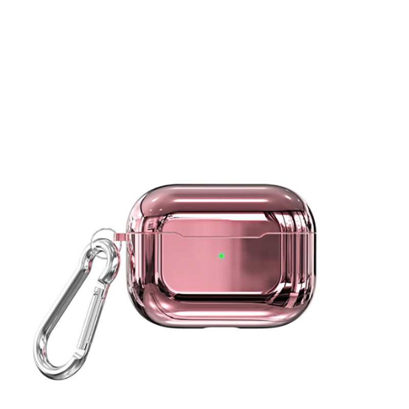 Airpods Uyumlu Pro Kılıf Tuhatu Airbag 06 Silikon-Rose gold