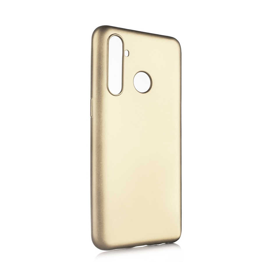 Realme 5 Pro Kılıf Tuhatu Marino Silikon Kapak-Gold