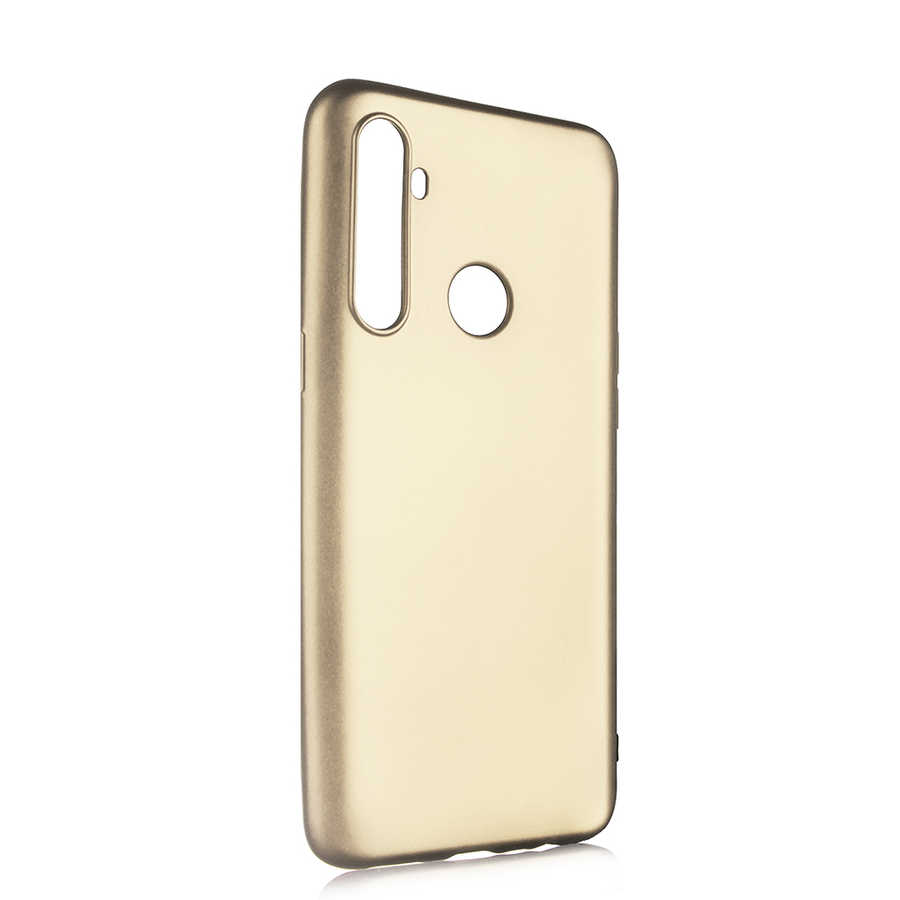 Realme 5İ Kılıf Tuhatu Marino Silikon Kapak-Gold