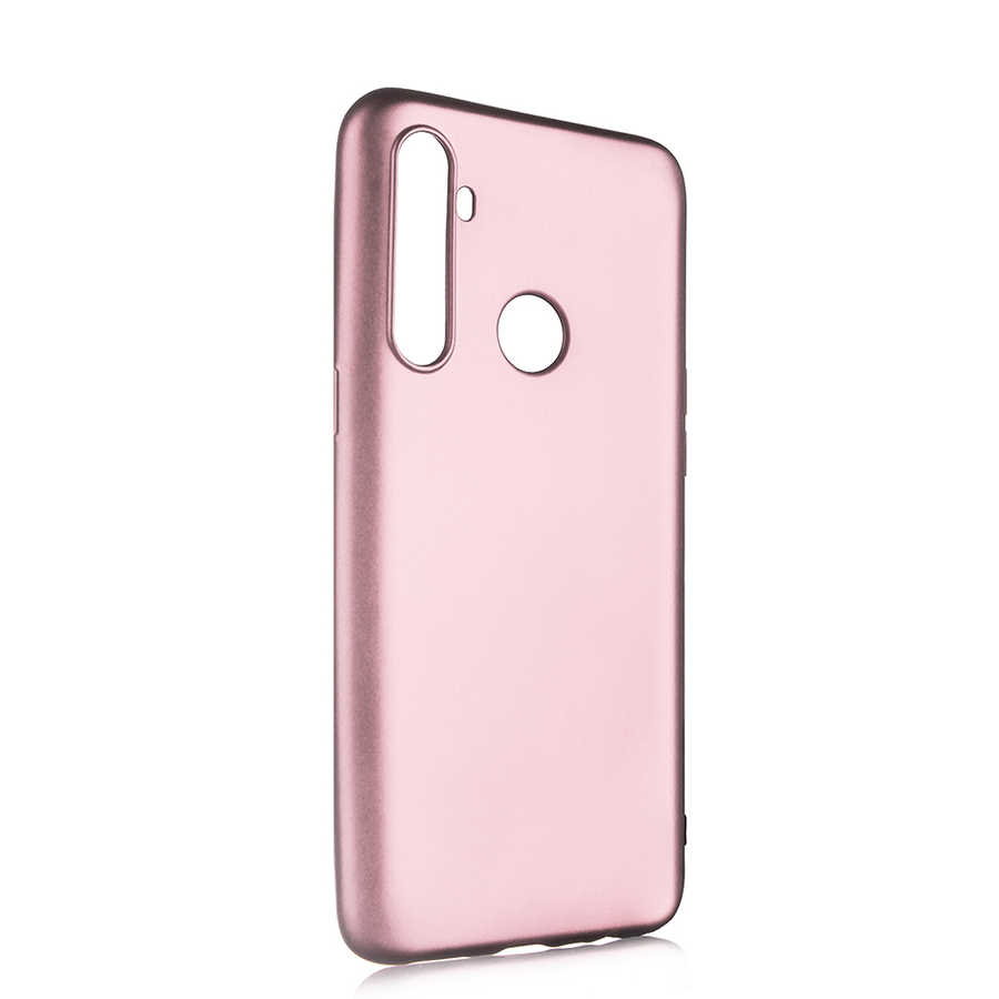 Realme 5İ Kılıf Tuhatu Marino Silikon Kapak-Rose gold