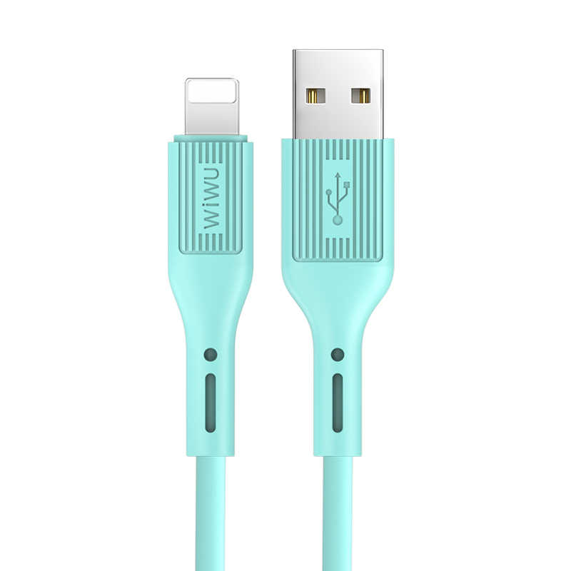 Wiwu G60 Vivid Lightning Usb Kablo-Mavi