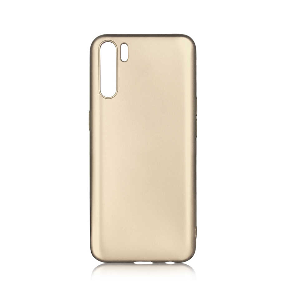 Oppo A91 Kılıf Tuhatu Marino Silikon Kapak-Gold