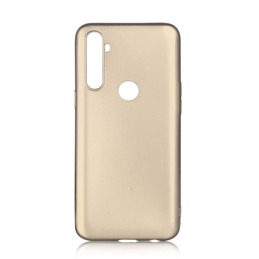 Realme C3 Kılıf Tuhatu Marino Silikon Kapak-Gold