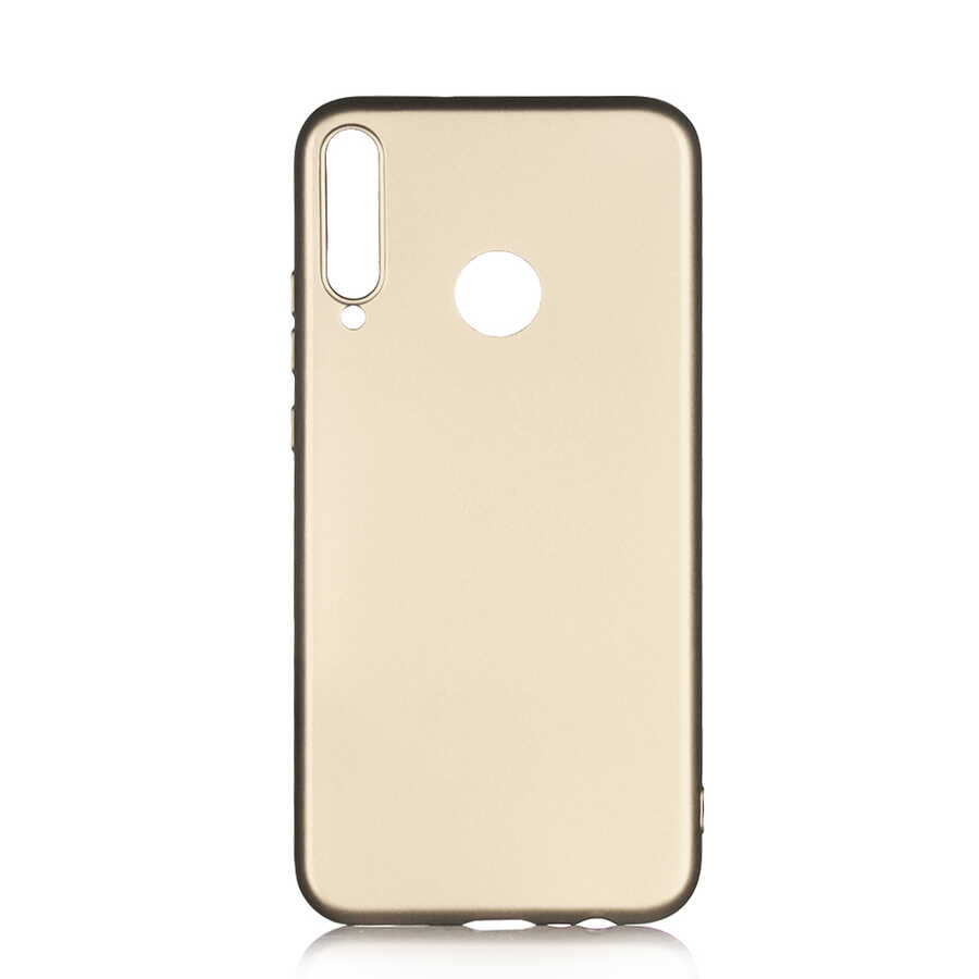 Huawei Uyumlu P40 Lite E Kılıf Tuhatu Marino Silikon Kapak-Gold