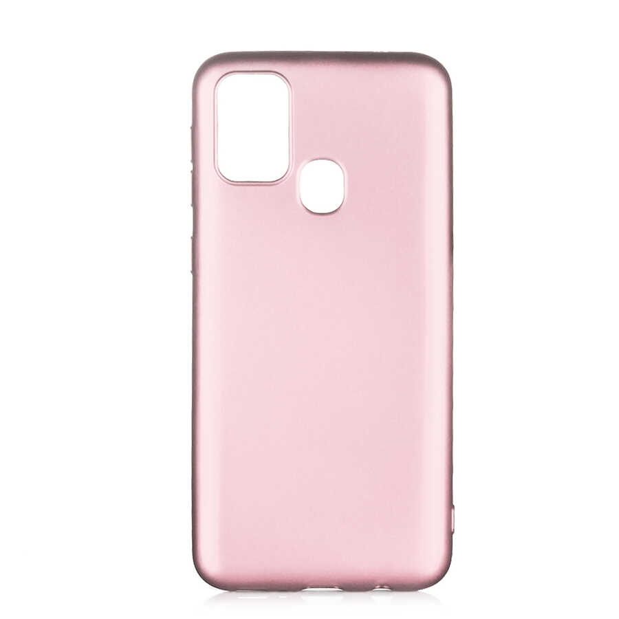 Galaxy Uyumlu M31 Kılıf Tuhatu Marino Silikon Kapak-Rose gold