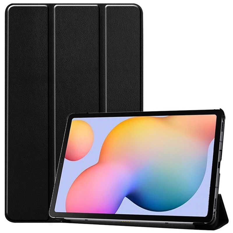 Galaxy Uyumlu Tab S6 Lite P610 Tuhatu Smart Kapak Standlı 1-1 Kılıf-Siyah