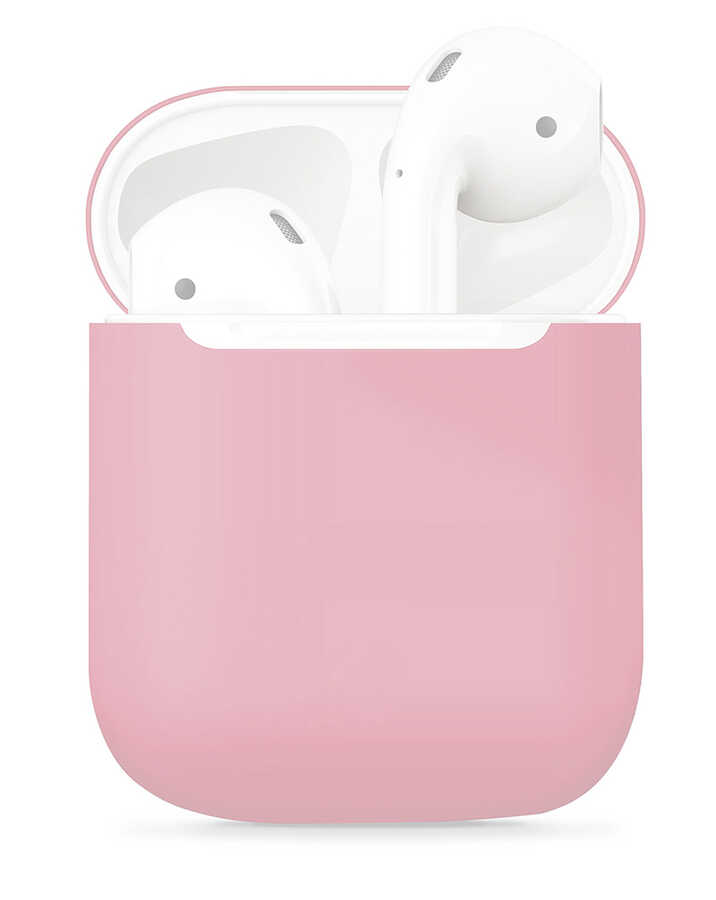 Airpods Uyumlu Kılıf Tuhatu Airbag 13 Silikon-Pembe