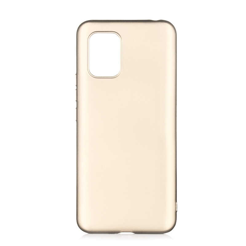 Xiaomi Uyumlu Mi 10 Lite Kılıf Tuhatu Marino Silikon Kapak-Gold