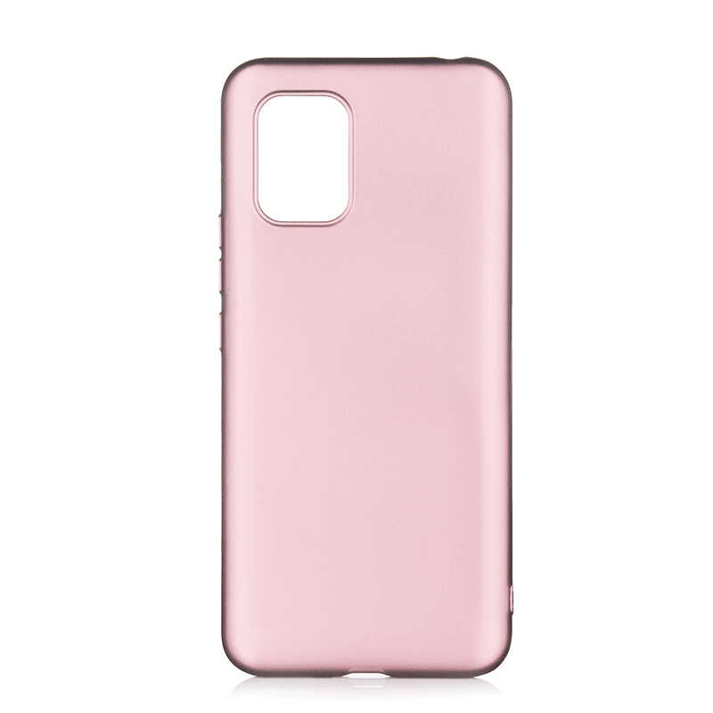 Xiaomi Uyumlu Mi 10 Lite Kılıf Tuhatu Marino Silikon Kapak-Rose gold