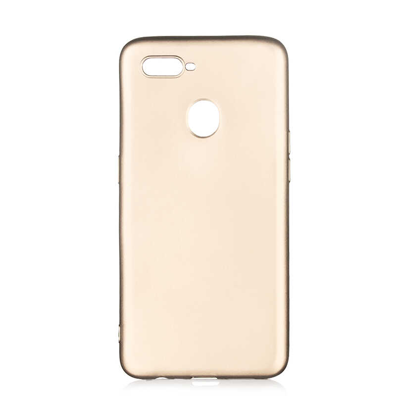 Oppo A12 Kılıf Tuhatu Marino Silikon Kapak-Gold