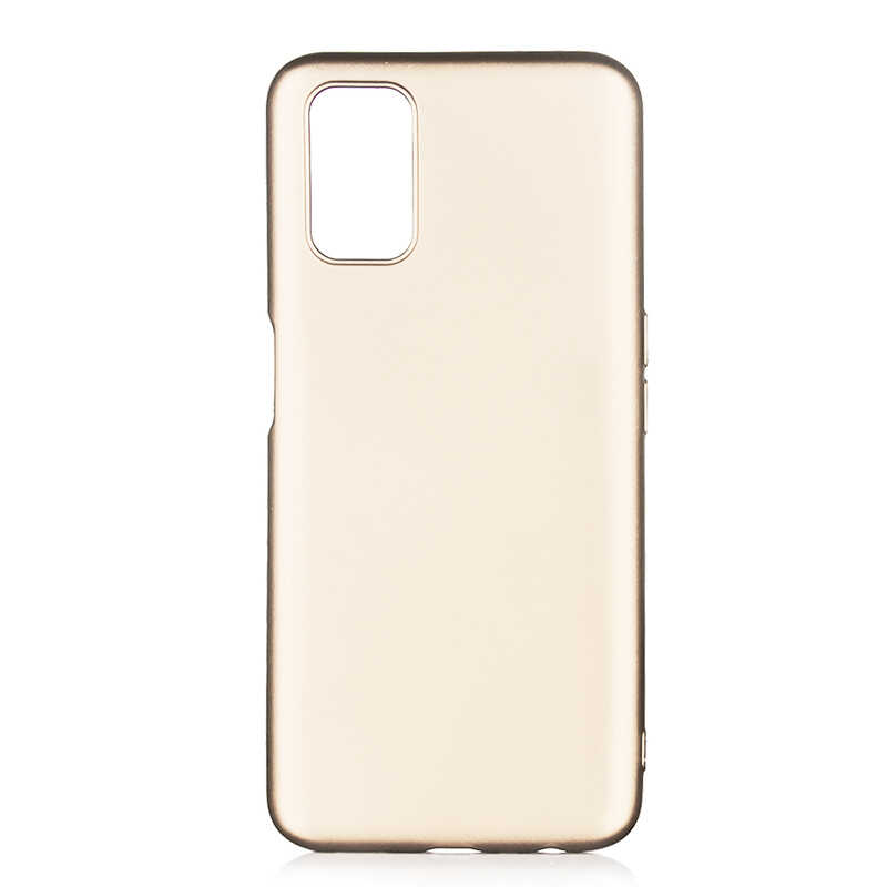 Oppo A52 Kılıf Tuhatu Marino Silikon Kapak-Gold