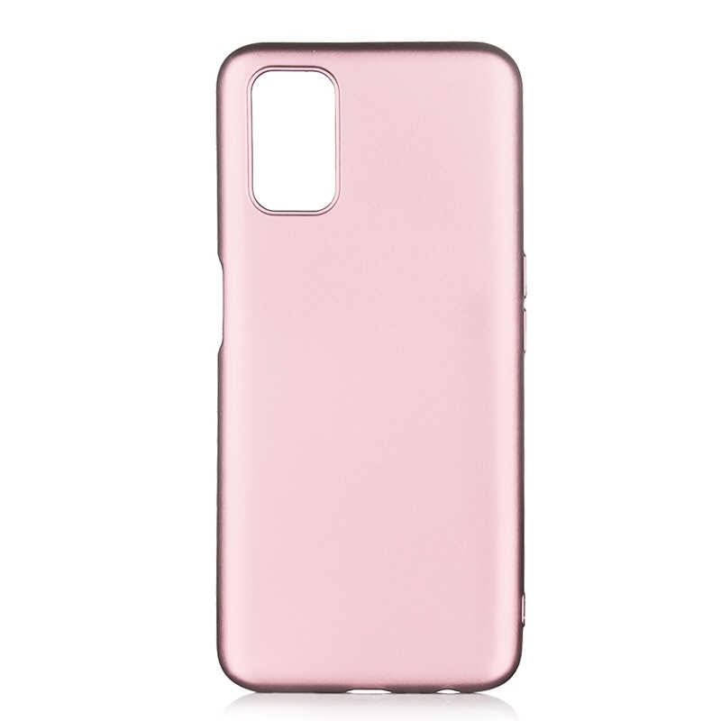 Oppo A52 Kılıf Tuhatu Marino Silikon Kapak-Rose gold