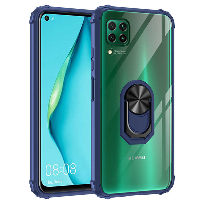 Huawei Uyumlu P40 Lite Kılıf Tuhatu Mola Kapak-Lacivert