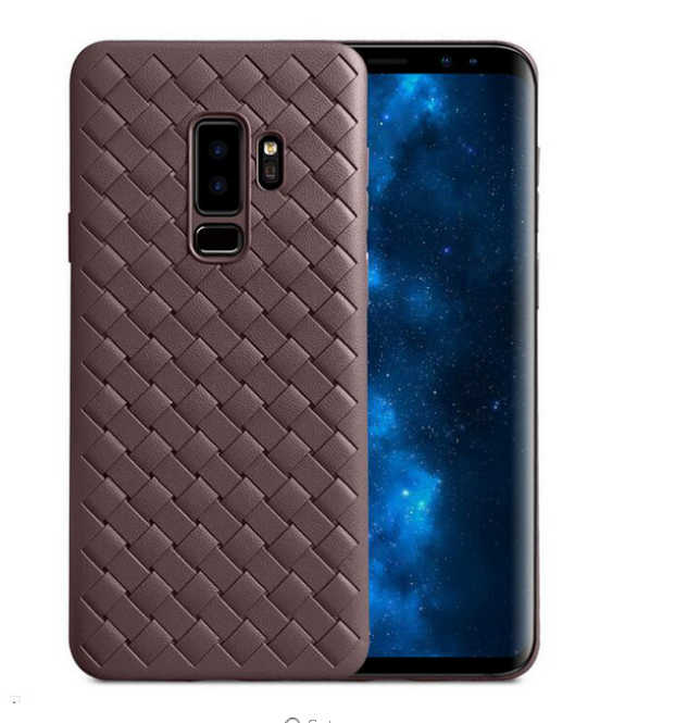 Galaxy Uyumlu S9 Kılıf Tuhatu Cross Silikon-Kahverengi