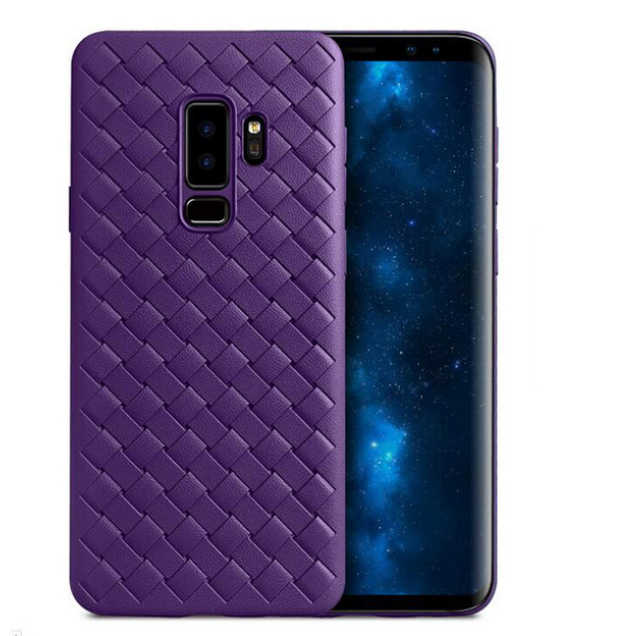 Galaxy Uyumlu S9 Kılıf Tuhatu Cross Silikon-Mor