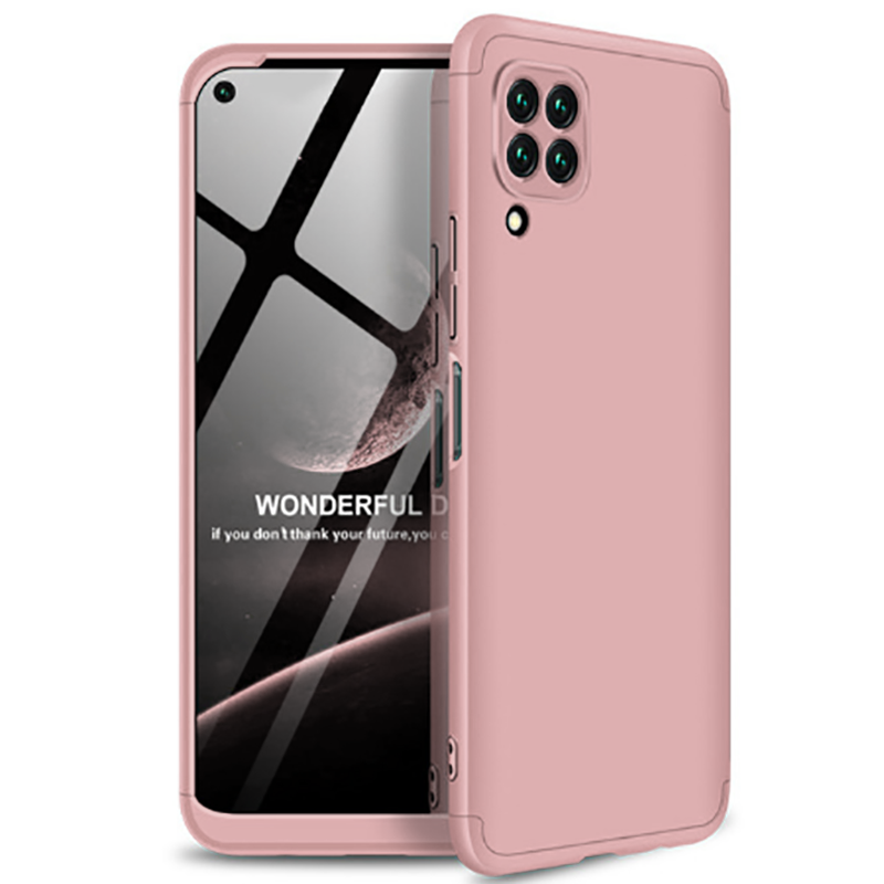 Huawei Uyumlu P40 Lite Kılıf Tuhatu Ays Kapak-Rose gold