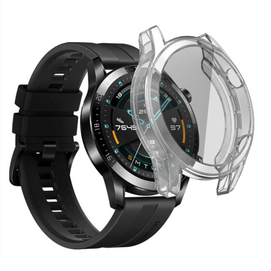 Huawei Uyumlu GT2 46mm Tuhatu Watch Gard 02 Ekran Koruyucu