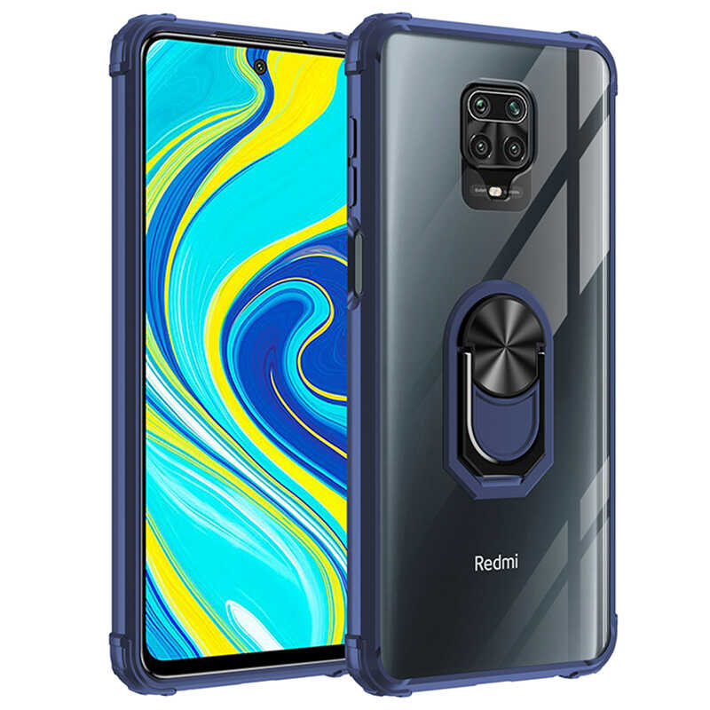 Xiaomi Uyumlu Redmi Note 9S Kılıf Tuhatu Mola Kapak-Lacivert