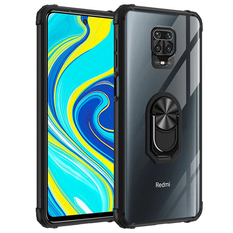 Xiaomi Uyumlu Redmi Note 9S Kılıf Tuhatu Mola Kapak-Siyah