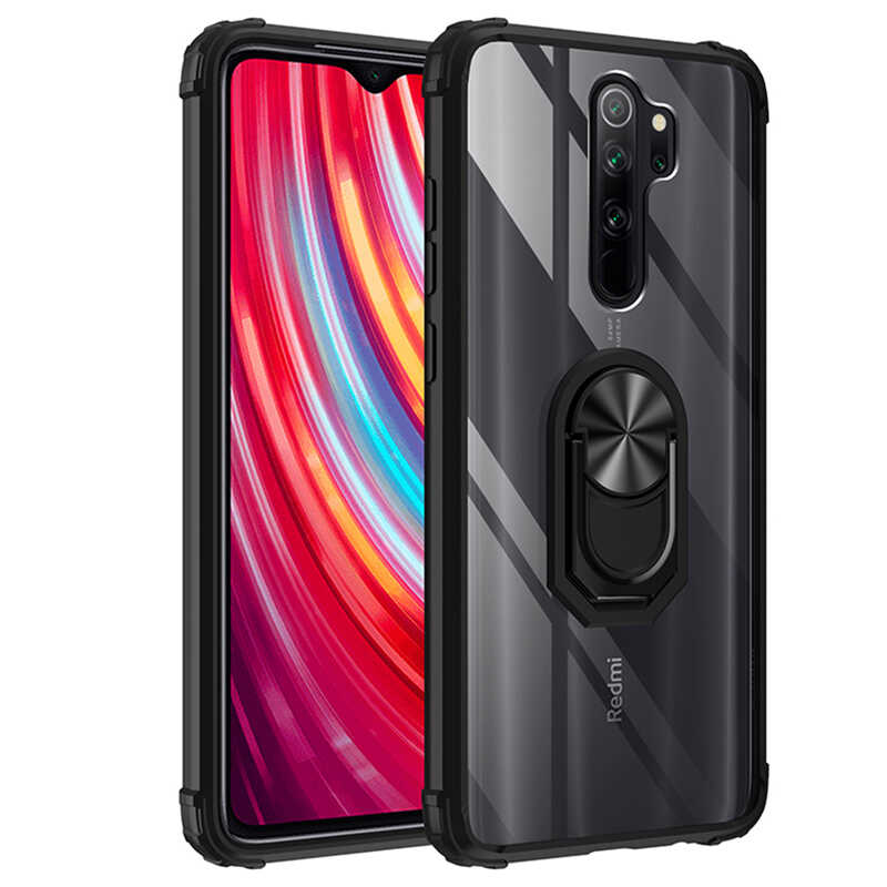 Xiaomi Uyumlu Redmi Note 8 Pro Kılıf Tuhatu Mola Kapak-Siyah