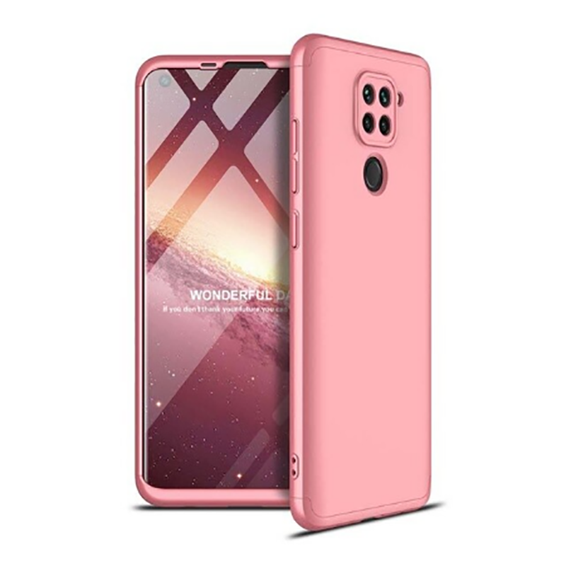 Xiaomi Uyumlu Redmi Note 9 Kılıf Tuhatu Ays Kapak-Rose gold