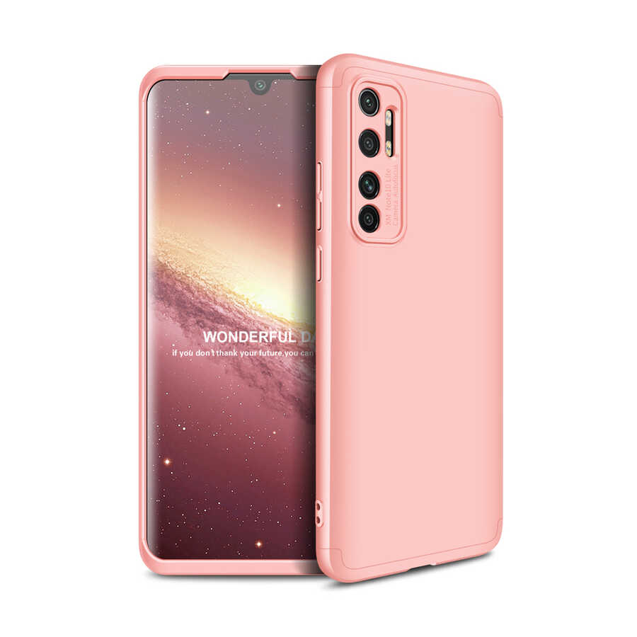 Xiaomi Uyumlu Mi Note 10 Lite Kılıf Tuhatu Ays Kapak-Rose gold