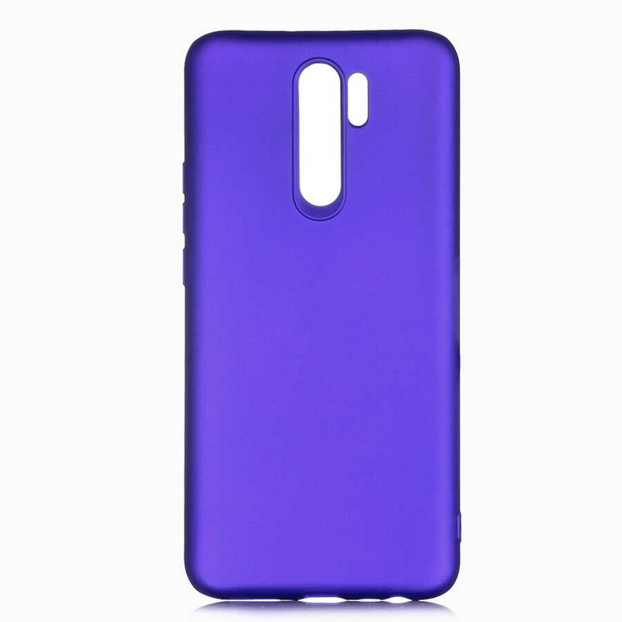 Xiaomi Uyumlu Redmi 9 Kılıf Tuhatu Marino Silikon Kapak-Saks mavi